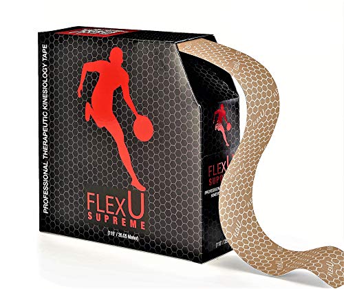FlexU Kinesiology Tape Bulk Pack pre-Cut or Continuous - color: Beige continuous