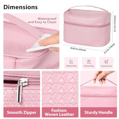 Gifts for Women, Birthday Gifts, 33 Pcs Rose Hydrating Face Skin Care Gifts Set, Bath & Body Spa Gifts Basket Set for Women, Beauty Care Kit, Makeup Bag, Face Serum, Christmas, Anniversary, Wife, Mom