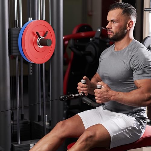 Weight Stack Pin, Gym Pin with Spring Clip Collar, Weight Pins for Weight Stack Machine, Weight Stack Extender Pin Strength Training Equipment for Commercial Gym and Home Gym - color: ‎Dia:8mm Length:110mm