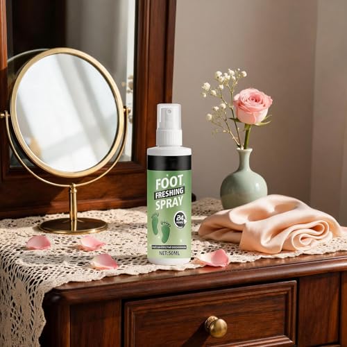 Shoe Odor Spray - 60ml Powerful Long-Lasting Remover - Shoe Odor Elimination,for Leather Boots Footwear Tennis Hockey Closet Home Sneaker