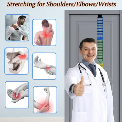 Shoulder Pain Relief Wooden Finger Ladder, Hand Therapy Ladder for Rehabilitation, Physical Therapy Equipment for Shoulders, Fingers, and Joints, Ideal for Chronic Muscle Pain Recovery