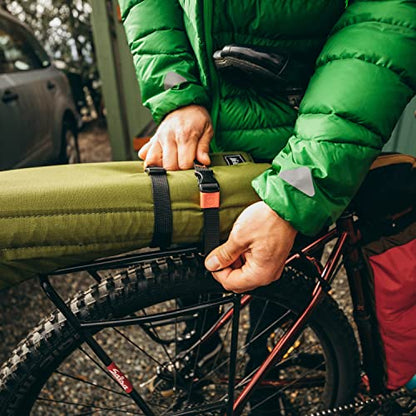 GEAR AID Utility Straps with Side-Release Buckle, Secure and Compress Camping, Biking, Hunting, Boating Gear, 1” Width, 60" Length - size: 1" x 60", style: 2 Straps