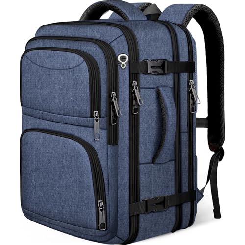 Travel Backpack for Men, Expanable Carry on Luggage Backpack, TSA 17.3 inch Laptop Bag Flight Approved, Lightweight Business Luggage Bag, Travel Gifts for Men Women, Blue - color: Blue, size: 17.3 Inches