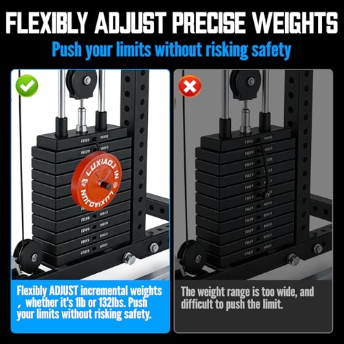 Reinforced Weight Stack Pin 132Lbs & 110Lbs Capacity – Fits Home/Commercial Gyms – Universal Gym Equipment Accessory for Weight Stacks, Smith Machines & Fitness Rigs - size: Dia:10mm Length:110mm