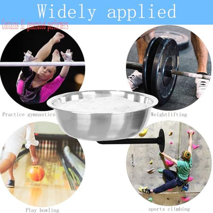 Gym Chalk Stand,Gym Chalk Bowl,Chalk Bowl Container Suitable for Rock Climbing, Weightlifting and Various Gyms