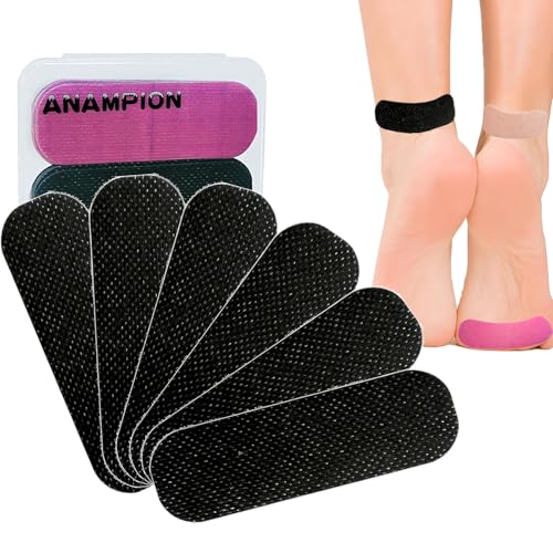 60 Pcs Blister Prevention Tape Moleskin for Blisters, No-Residue Blister Bandages for Feet & Body, Heel Patches Strong Adhesive Bandage for Active Lifestyles Precut Strips 1.2in X 3.5in (Black) - color: Black