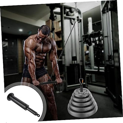 VANZACK 1Pc Steel Weight Loading Pin for Dumbbell Plates Durable Barbell Slice Load Rod for Strength Training and Fitness Equipment