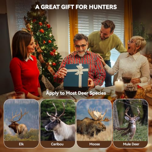 GearOZ Deer Hanger, Elk Hoist Pulley Lift System with Gambrel | Hunting Game Hanging Kit, 700lbs Loading, Deer Carcass/Butcher/Skinning, Gifts for Men/Hunter, Hunting Gear Accessories