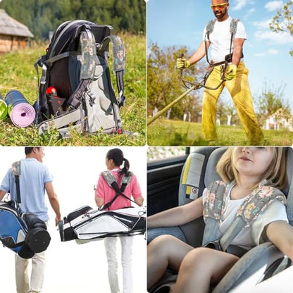 ZINZ 2-Pack Universal Shoulder Pad with Ultra thick Cushion for Bag Luggage Bag Crossbody, Plus Long & Anti-Slip & Breathable,Light Rose-2Pack - color: Light Rose-2pack