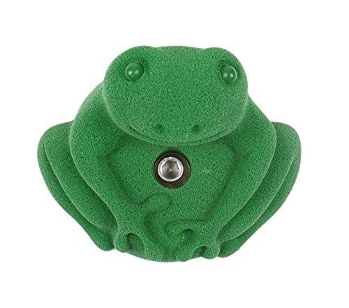 Atomik Rock Climbing Holds Large Bolt-On Tree Frog in Green