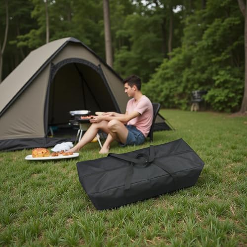 Heavy Duty Large Duffel Bag - XL, 51"(L) x7.87(W) x7.87(H) | Multi-Scene Organizer for Canopy Tents, Hammock Covers, Grill Tools & Folding Chairs, MOLLE Straps, Reinforced Zippers - size: 51''(L)x7.87''(W)x7.87''(H)
