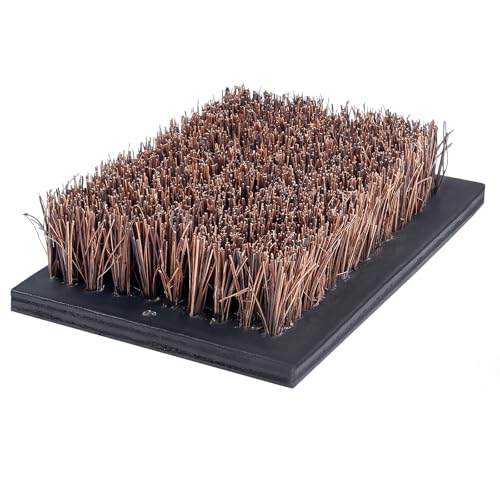 Heavy Duty Boot Scraper Brush Outdoor, Cast Iron Shoe Scrapers with Brushes, Boot Scrubber and Boot Cleaner Brush for Entryway, Garden, Farm (Replacement Bristle Brush) - color: Replacement Brush