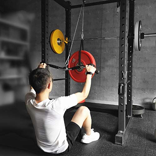 DYNWAVE Premium Weight Training Plate Loading Pin Fitness LAT Cable Pulley System DIY Cable Triceps Pulldown Attachment Weights Holder Rack