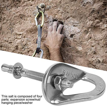 ZJchao Rock Climbing Hold, Climbing Hold Wall Holds Stainless Steel with Bearing Capacity for