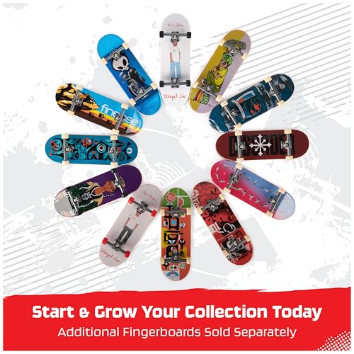 Tech Deck Powell Peralta Sk8shop Bonus Pack Customizable Fingerboards Set | Customize 8 Boards with Skate Tool, Mini Ramp for Epic Tricks, Fidget Skateboard Toy Gifts for Kids & Collectors Ages 6