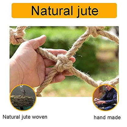 Kids Climbing Frame Net - Durable Rope Netting for Playground, Tree House, Rock Wall, Cargo Net, 8mm Dia, Perfect for Outdoor Playsets & Swing Sets - size: 2x6m