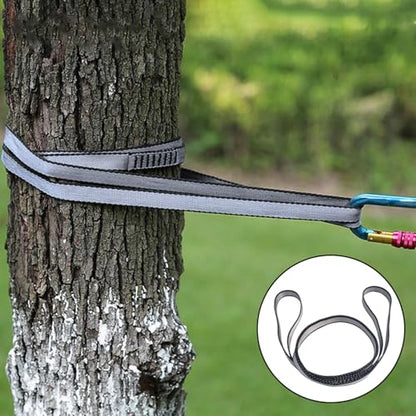 FOSER 18mm Nylon Climbing Sling Runner, 23KN Nylon Rope,Apply to Rock Climbing, Mountaineering, Hiking, Downhill, Emergency Equipment, etc - color: Orange(1pcs)