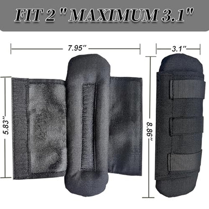 2 Pack Tactical Shoulder Strap Pads Vest Shoulder Strap Pads Backpack Strap Pads Fit 3'' Sling Bags Shoulder Straps