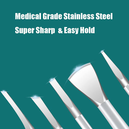 Pedicure Kit Ingrown Toenail Removal Kit Pedicure Tools for Feet with Callus Shaver Pedicure Set Stainless Steel Ingrown Toenail Tool Foot Care Callus Remover (40 Pcs Set) - color: 40 Pcs Set