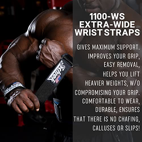 Schiek Sports Model 1100 WS Ultimate Weightlifting Wrist - color: Black