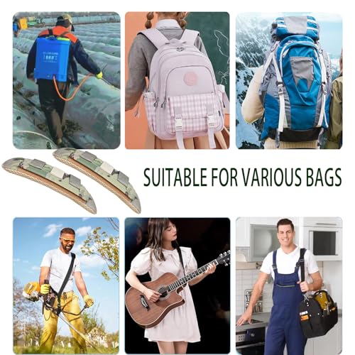 2 Pack Soft Breathable Shoulder Strap Pad guitar strap pad Tactical Vest Shoulder Pad,Mesh Pads with Tactical Gear - color: Camo