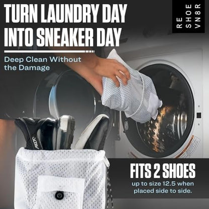 RESHOEVN8R Shoe Cleaner Kit - Sneakers, Mesh, Canvas, Suede, Knit, Leather | Cleaning kit solution for sneakers, mesh, canvas, suede, knit & leather shoes, flagship complete cleaning set