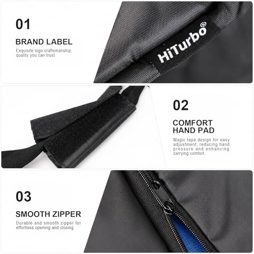 Hiturbo 100L Duffel Scuba Bag: Dive Bags Water Sports Gear | Swimmer Equipment Carry Bag for Diving Surfing Snorkeling Kayaking Boating Spearfishing Beach Pool Travel Duffle - color: Solid