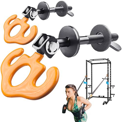 Power Rack Attachments, Hooks for Squat Rack, Resistance Band Heavy Duty, Versatile Gym Equipment Attachments, for Strength Traning, Fitness, Physical Therapy