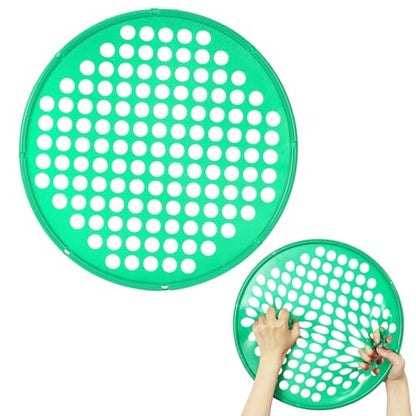 ZHIAMZ Hand Exercisers for Strength, Hand Exercise Web, Finger Exercise | Latex-Free Tear-Resistant Hand Exercise Web for Finger & Hand Strength, Physical Therapy Rehab, Portable 7-Inch - color: PLUS-Green