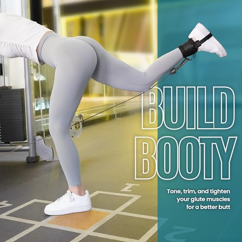 Ankle Straps for Cable Machine Woman, Balency Kickback Ankle Strap | Balency Padded Cable Ankle Attachment for Gym, Ankle Cuff, Kickback Ankle Strap for Glute Workout, Leg Extensions