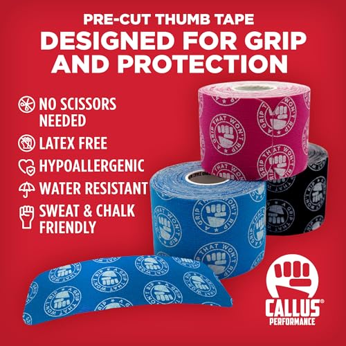 6 Rolls of Pre-Cut Athletic Tape - Protect Your Fingers & Your Thumb