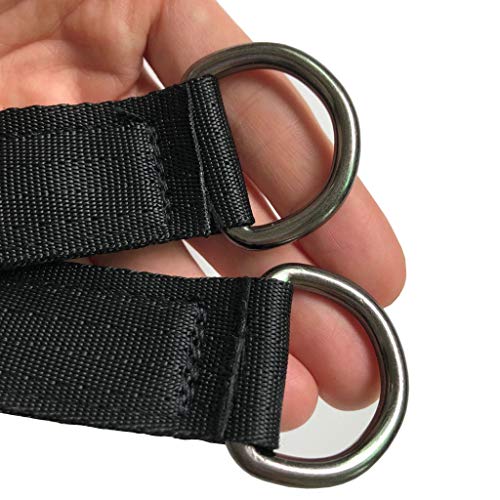 Hammock Straps for Tree, 2pcak Swing Straps Hanging Kit Short Hanging Straps Heavy Duty Tree Strap 440lbs Capacity Used for Exercise Pulley Hammocks Swing Chair