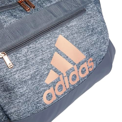 adidas Unisex Defender 4.0 Gym Duffel Bag for Men and Women - color: Jersey Onix Grey/Rose Gold/Onix Grey, style: Unisex Defender 4.0 Gym Duffel Bag for Men and Women