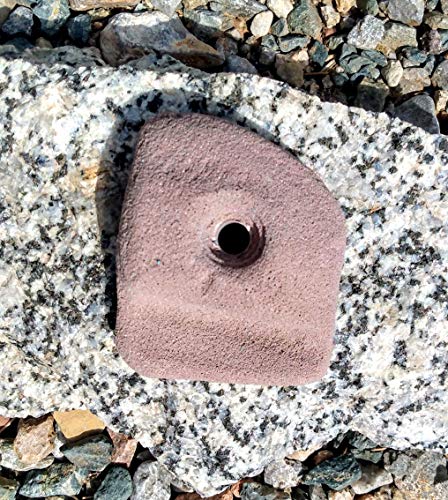 Ledge Polyurethane Bolt-On Rock Climbing Wall Hand Hold - color: Brown