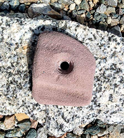 Ledge Polyurethane Bolt-On Rock Climbing Wall Hand Hold - color: Brown