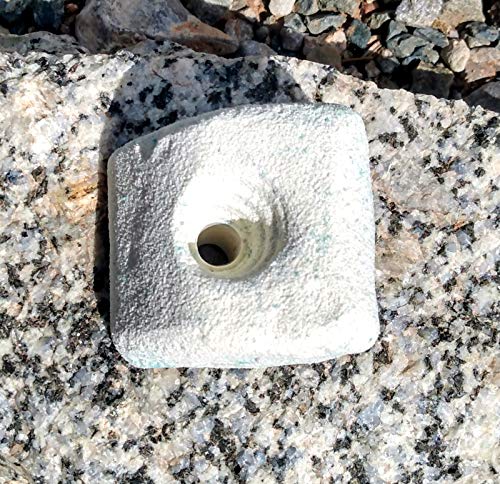 Slopey Jugger Polyurethane Bolt-On Rock Climbing Wall Hand Hold - color: White