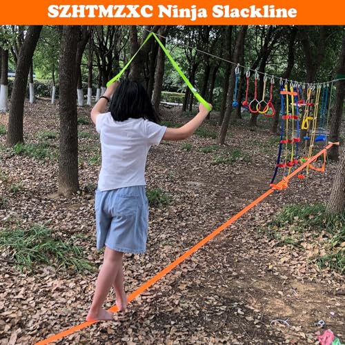 6 Pcs Monkey Fist Holds for Kids Ninja Warrior Obstacle Course | 350LB Grip Support, Non-Slip Textured Surface, Slackline Monkey Bar Accessories Home Gyms, Backyard Outdoor CPSC Approval - size: Monkey Fist 6Pack