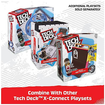 TECH DECK The Berrics X-Connect Park Creator Customizable Ramp Set | Foldable 30" Transforming Park, Berrics Pro Fingerboard, Portable Mini Skatepark, Toy Skateboard GIfts for Kids Ages 6+