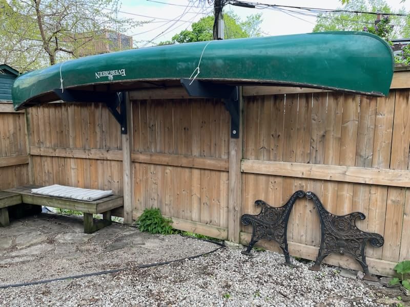 ReRackiT - Outdoor or Indoor Wall Mounted Kayak Rack, SUP Rack, Canoe Rack - Stackable - size: 3 Rack (For Canoes)