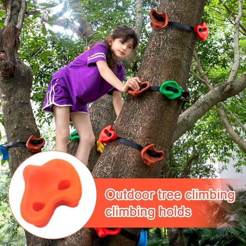Tree Climbing Holds Ladder Gear Playset Practice Play Gymnastics | Tree Climbing Grips Playground, Backyard, Outside, Gymnastics, Park, Camping, Gardening, Home, Yard, Doorway, Ceiling