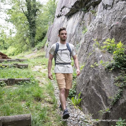 Petzl, Bug Backpack Gray, Backpack for single-day multi-pitch climbing - color: Gray