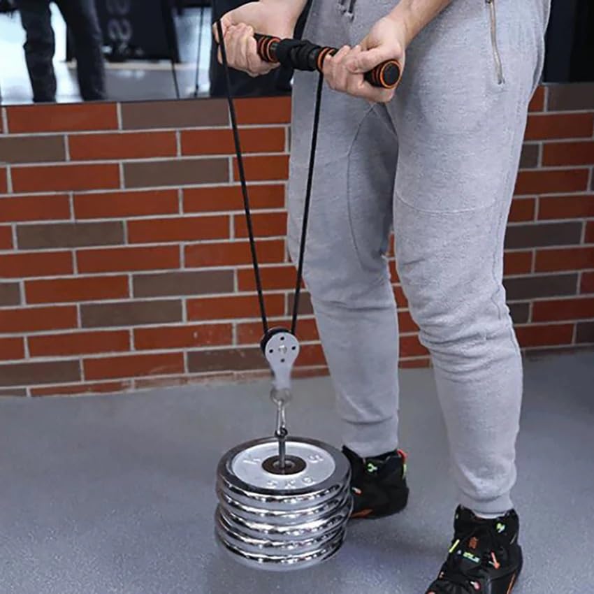M8 Hanging Ring Mute Pulleys Bearing Wheels DIY Fitness Sports Lifting Pulley Wire Rope Rolling Wheel Fitness Accessories