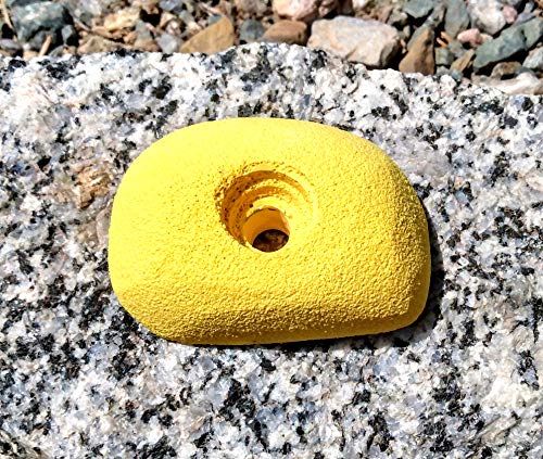 Large Crimp Polyurethane Bolt-On Rock Climbing Wall Hand Hold - color: black