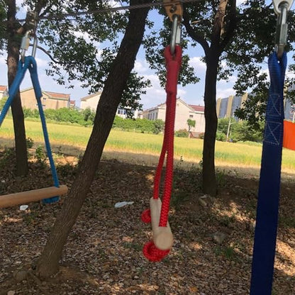6 Pcs Ninja Monkey Bars for Kids Obstacle Course Backyard 350lbs | Ninja Line Slackline Swing Set Attachments, Outdoor Adventure Balance Training Playground Fitness Equipment, CPSC Approval - size: Monkey Bars