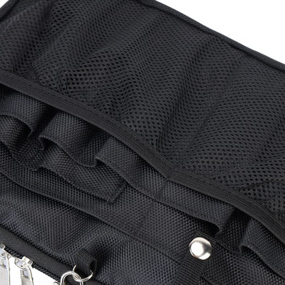 Nurse Utility Organizer Fanny Pack Hip Bag Waist Pack Pouch Case with Multi-Compartment and Tape Holder for Medical Scissors Care Kit Tool (Black) - color: Black
