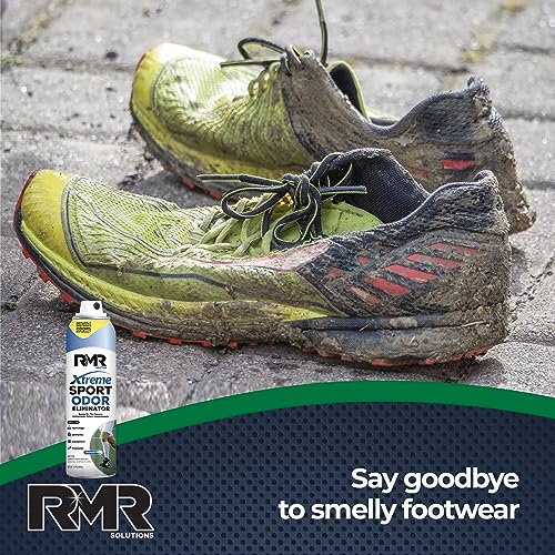 RMR Xtreme Sport Odor Eliminator Spray - Heavy-Duty Equipment, Uniform, Gym, and Shoe Deodorizer, 15 Ounces, Fragrance-Free