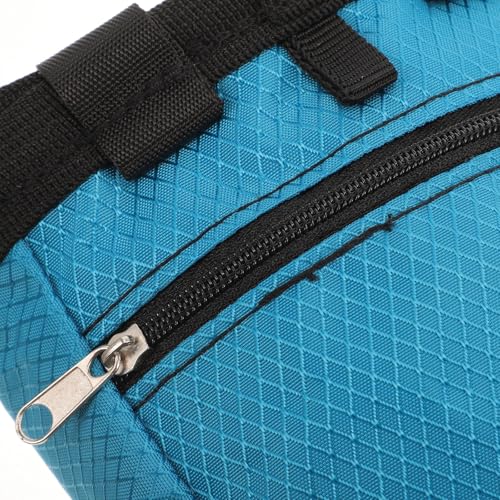 Large Capacity Rock Climbing Chalk Bag for Bouldering and Mountain Climbing Scratch-Resistant 600d Oxford Cloth Wear-Resistant Anti-Slip Powder Storage Bag