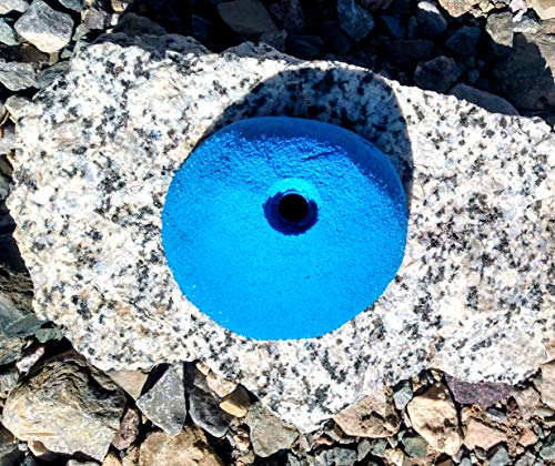 Large Sloper Polyurethane Bolt-On Rock Climbing Wall Hand Hold - color: blue