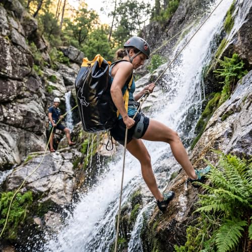 Rope Backpack, Rock Climbing Gear Bag with Drainage Holes & Internal Hangers for Outdoor Rescue & Canyoneering (30L)