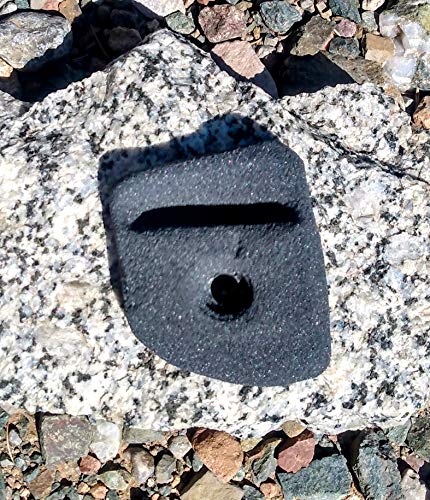 Ledge Polyurethane Bolt-On Rock Climbing Wall Hand Hold - color: Black